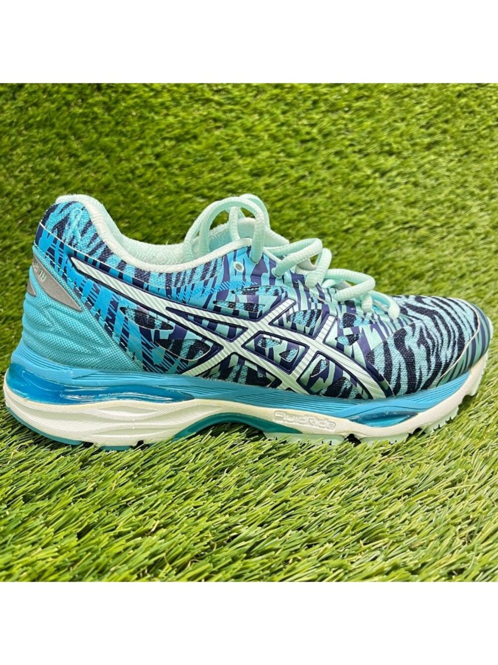 Asics Gel Cumulas 18 Womens Size 5 Blue Athletic Running Walking Shoes Sneakers